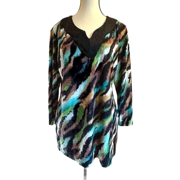 Women’s 3/4 JM Collection Sleeve Knit Top - Size Medium - NWOT - Picture 3 of 5